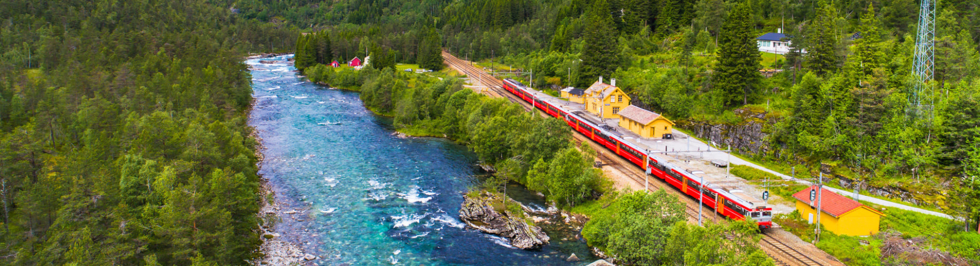Train reliant Oslo et Bergen