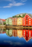 Maisons sur pilotis en Norvège