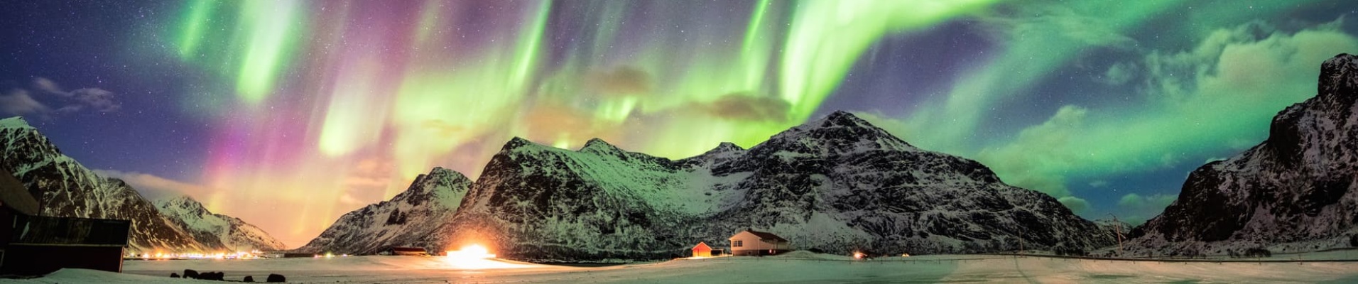 Aurores boréales en Norvège