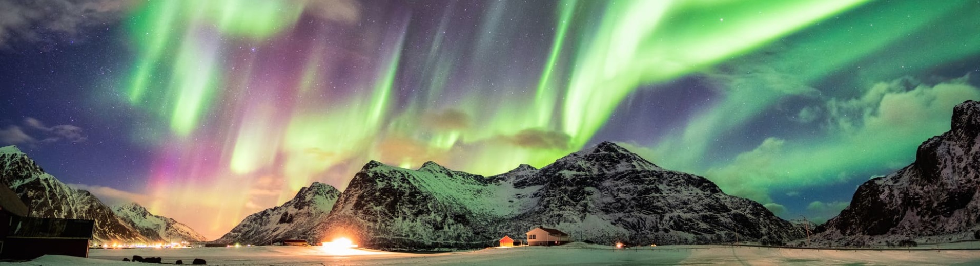 Aurores boréales en Norvège