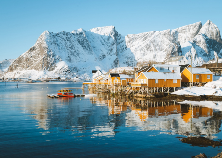 Village de Reine dans les Lofoten