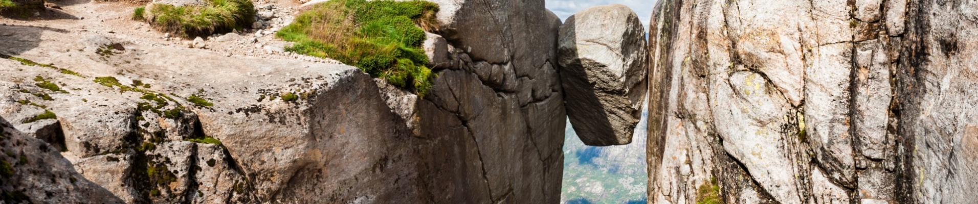 Rocher suspendu de la montagne Kjerag