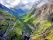 Route en lacets de Trollstigen en Norvège