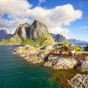 Village de Reine aux Lofoten en Norvège