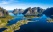 Vue aérienne sur l'archipel des Lofoten
